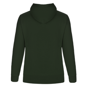 Muskoka Trail L00661 Cedar Point ladies pullover hoodie back view - Forest Green