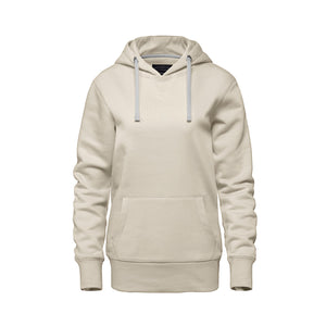 Muskoka Trail L00661 Cedar Point ladies pullover hoodie front view - Ivory