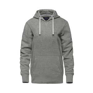 Muskoka Trail L00661 Cedar Point ladies pullover hoodie front view - Mid Grey