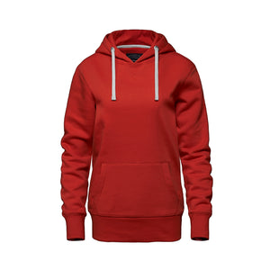 Muskoka Trail L00661 Cedar Point ladies pullover hoodie front view - Red