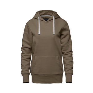 Muskoka Trail L00661 Cedar Point ladies pullover hoodie front view - Taupe