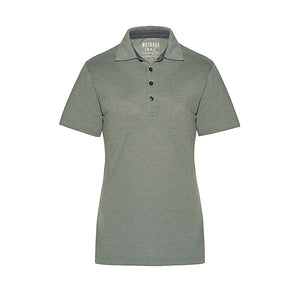 Muskoka Trail S05751 Fairway ladies garment front view - Melange Fatigue Green