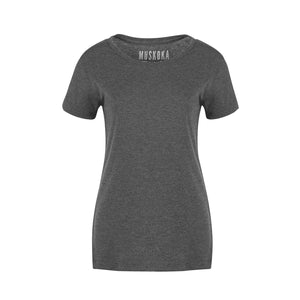 Muskoka Trail S05918 Liberty ladies garment front view - Melange Charcoal