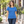Woman wearing the Muskoka Trail S05918 Liberty Ladies Poly/Cotton Crewneck T-Shirt in a realistic lifestyle setting - Melange Cobalt