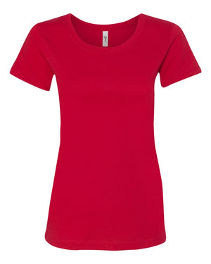 Next Level 1510 Women's Ideal Tee in Red — supplier front view