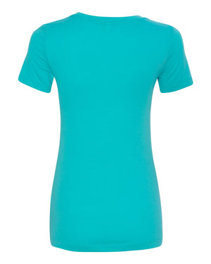 Next Level 1510 Women's Ideal Tee in Tahiti Blue — supplier back view