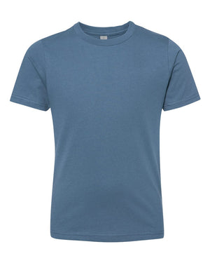 Next Level 3310 Youth Cotton Tee in Blue Jean — supplier front view