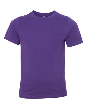 Next Level 3310 Youth Cotton Tee in Purple Rush — supplier front view