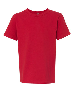 Next Level 3310 Youth Cotton Tee in Red — supplier front view