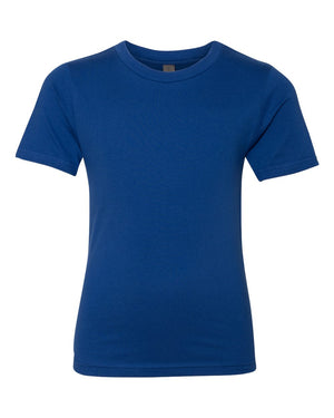 Next Level 3310 Youth Cotton Tee in Royal — supplier front view