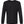 Next Level 3311 Youth Cotton Long Sleeve Tee in Black — supplier front view