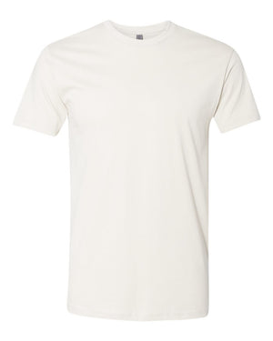 Next Level 3600 Unisex Cotton Tee in Bone — supplier front view