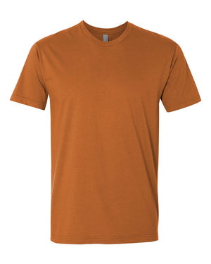 Next Level 3600 Unisex Cotton Tee in Clay — supplier front view