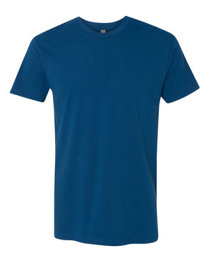Next Level 3600 Unisex Cotton Tee in Cool Blue — supplier front view