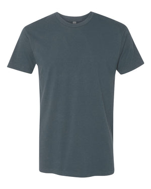 Next Level 3600 Unisex Cotton Tee in Indigo — supplier front view