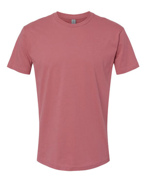 Next Level 3600 Unisex Cotton Tee in Mauve — supplier front view