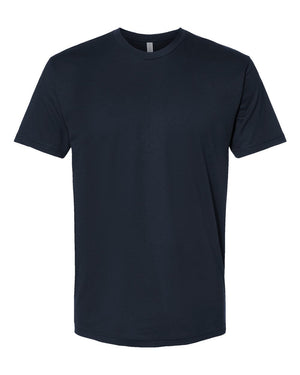Next Level 3600 Unisex Cotton Tee in Midnight Navy — supplier front view