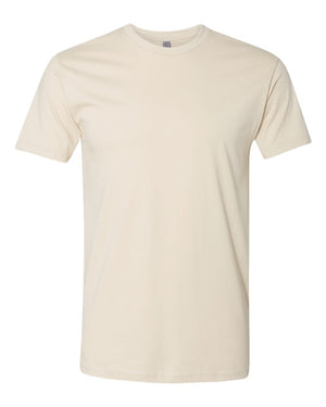 Next Level 3600 Unisex Cotton Tee in Natural — supplier front view