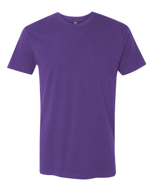 Next Level 3600 Unisex Cotton Tee in Purple Rush — supplier front view