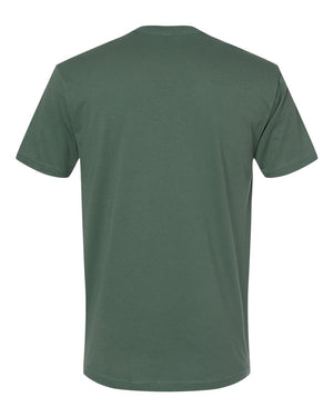 Next Level 3600 Unisex Cotton Tee in Royal Pine — supplier back view