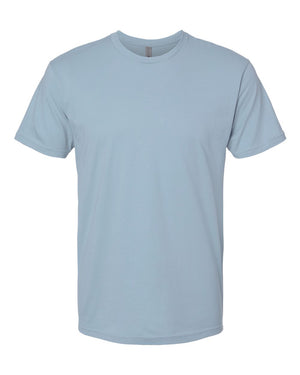 Next Level 3600 Unisex Cotton Tee in Stonewash Denim — supplier front view
