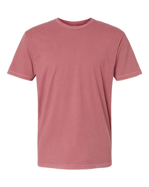 Next Level 3600SW Unisex Soft Washed Tee in Washed Mauve — supplier front view