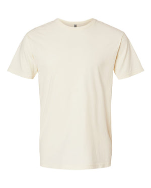 Next Level 3600SW Unisex Soft Washed Tee in Washed Natural — supplier front view