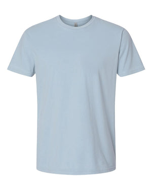 Next Level 3600SW Unisex Soft Washed Tee in Washed Stonewash Denim — supplier front view