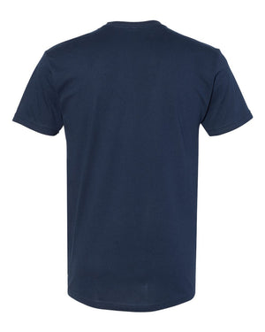 Next Level 3605 Unisex Cotton Pocket Tee in Midnight Navy — supplier back view