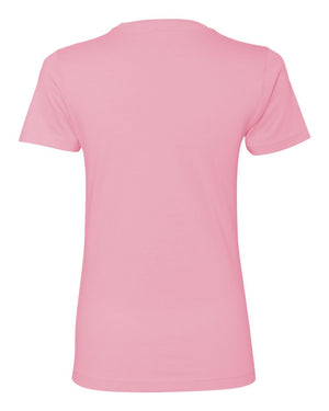 Next Level 3900 Women's Cotton Tee in Light Pink — supplier back view