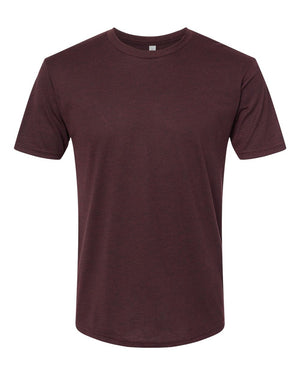 Next Level 6010 Unisex Triblend Tee in Cardinal Black — supplier front view