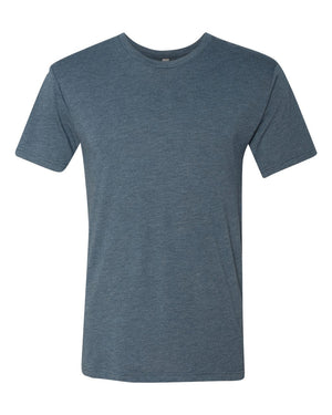 Next Level 6010 Unisex Triblend Tee in Indigo — supplier front view