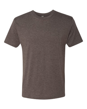 Next Level 6010 Unisex Triblend Tee in Macchiato — supplier front view