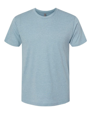 Next Level 6010 Unisex Triblend Tee in Vintage Stonewash Denim — supplier front view