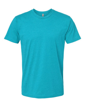 Next Level 6210 Unisex CVC Tee in Bondi Blue — supplier front view