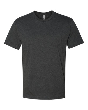 Next Level 6210 Unisex CVC Tee in Charcoal — supplier front view