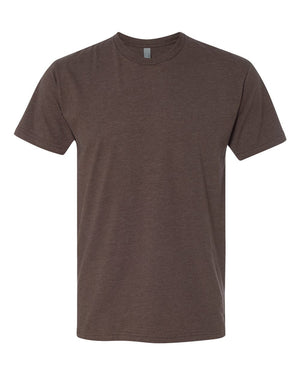 Next Level 6210 Unisex CVC Tee in Espresso — supplier front view