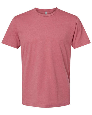 Next Level 6210 Unisex CVC Tee in Heather Mauve — supplier front view