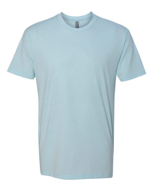 Next Level 6210 Unisex CVC Tee in Ice Blue — supplier front view