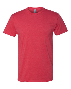 Next Level 6210 Unisex CVC Tee in Red — supplier front view