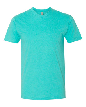 Next Level 6210 Unisex CVC Tee in Tahiti Blue — supplier front view
