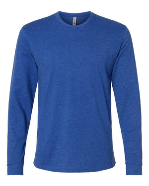 Next Level 6211 Unisex CVC Long Sleeve Tee in Royal — supplier front view