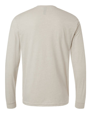 Next Level 6211 Unisex CVC Long Sleeve Tee in Sand — supplier back view
