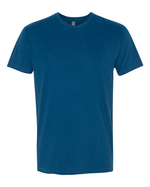 Next Level 6410 Unisex Sueded Tee in Cool Blue — supplier front view