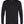 Next Level 6411 Unisex Sueded Long Sleeve Tee in Black — supplier front view