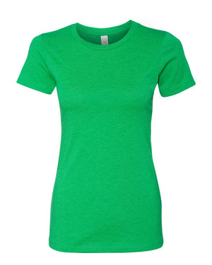 Next Level 6610 Women's CVC Tee in Kelly Green — supplier front view