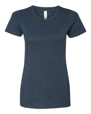 Next Level 6610 Women's CVC Tee in Midnight Navy — supplier front view