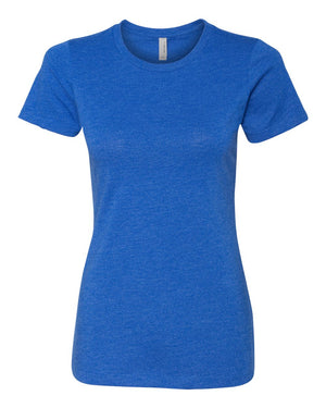 Next Level 6610 Women's CVC Tee in Royal — supplier front view