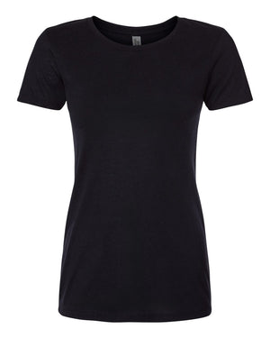 Next Level 6710 Women's Triblend Tee in Black — supplier front view