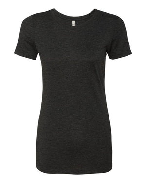 Next Level 6710 Women's Triblend Tee in Vintage Black — supplier front view